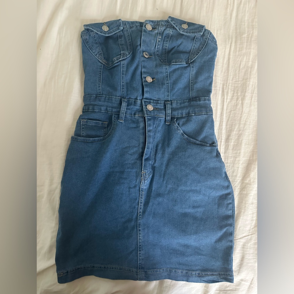 Blue Denim Dress